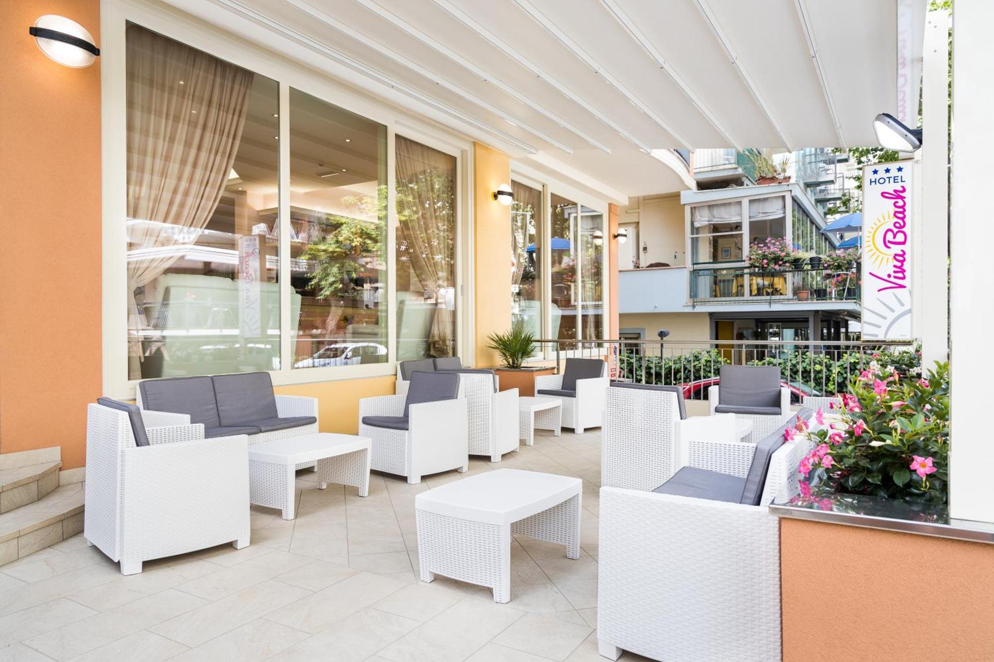 Viva Beach Hotel Rimini Exterior foto