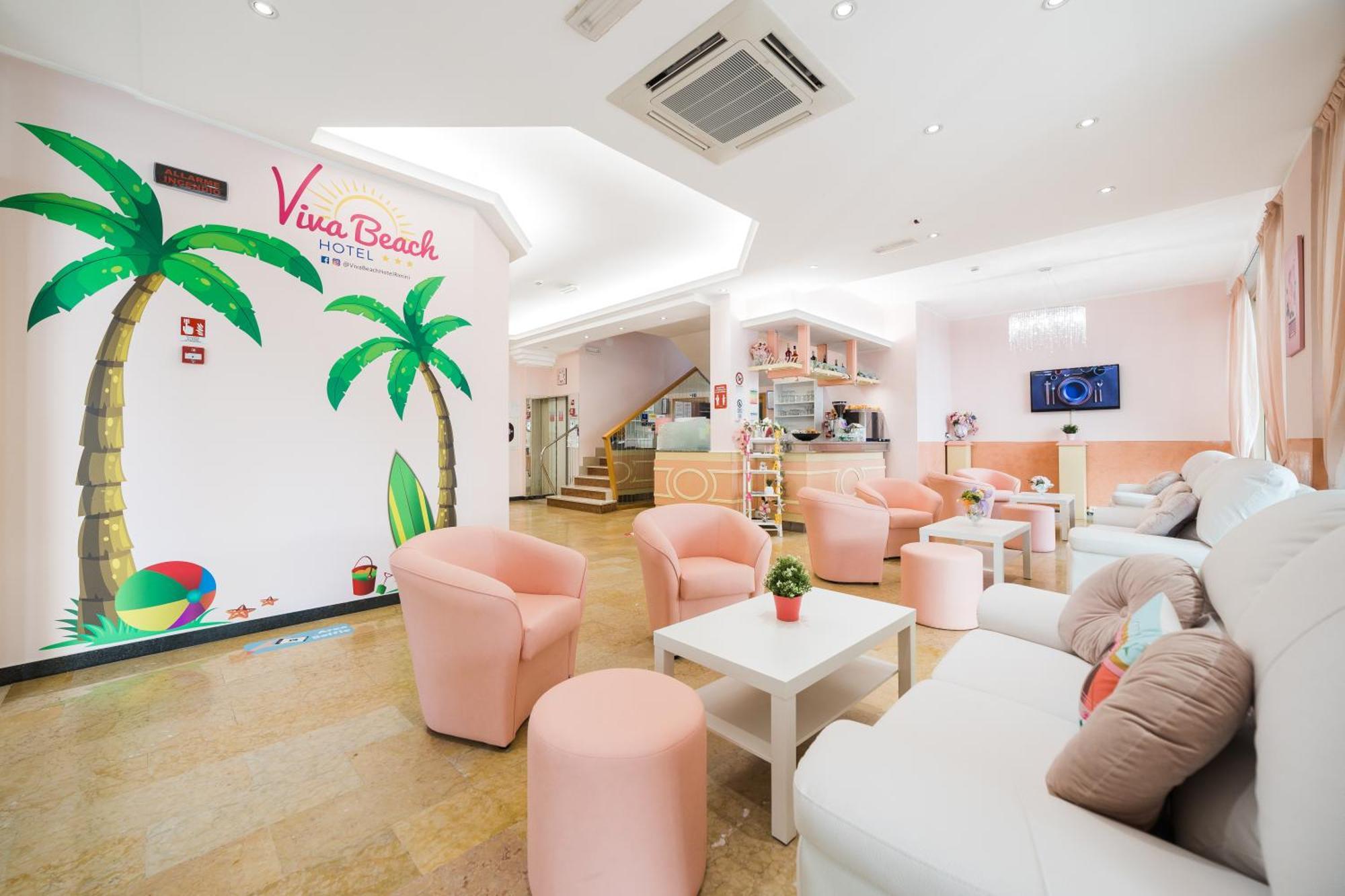 Viva Beach Hotel Rimini Exterior foto
